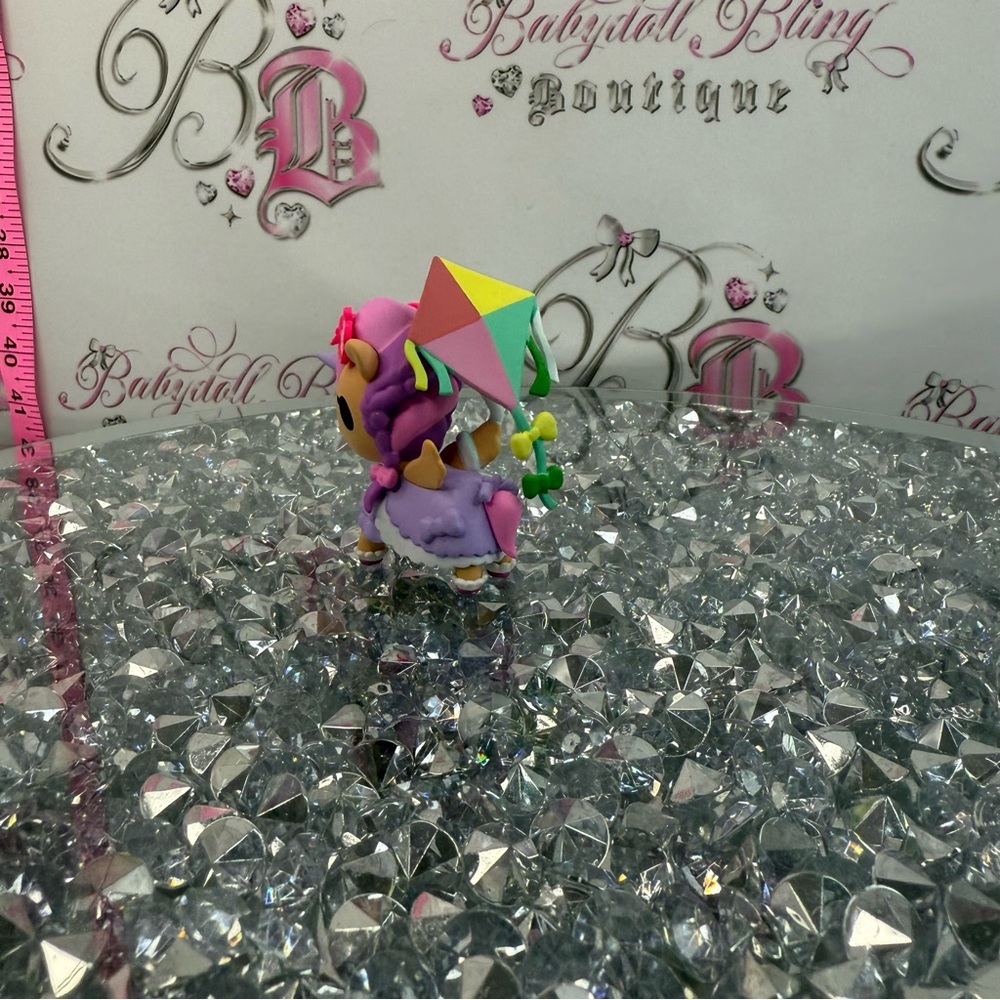 tokidoki kitey Katie picnic party Purple Pink Unicorn Figurine Multicolor Wings - Picture 5 of 8